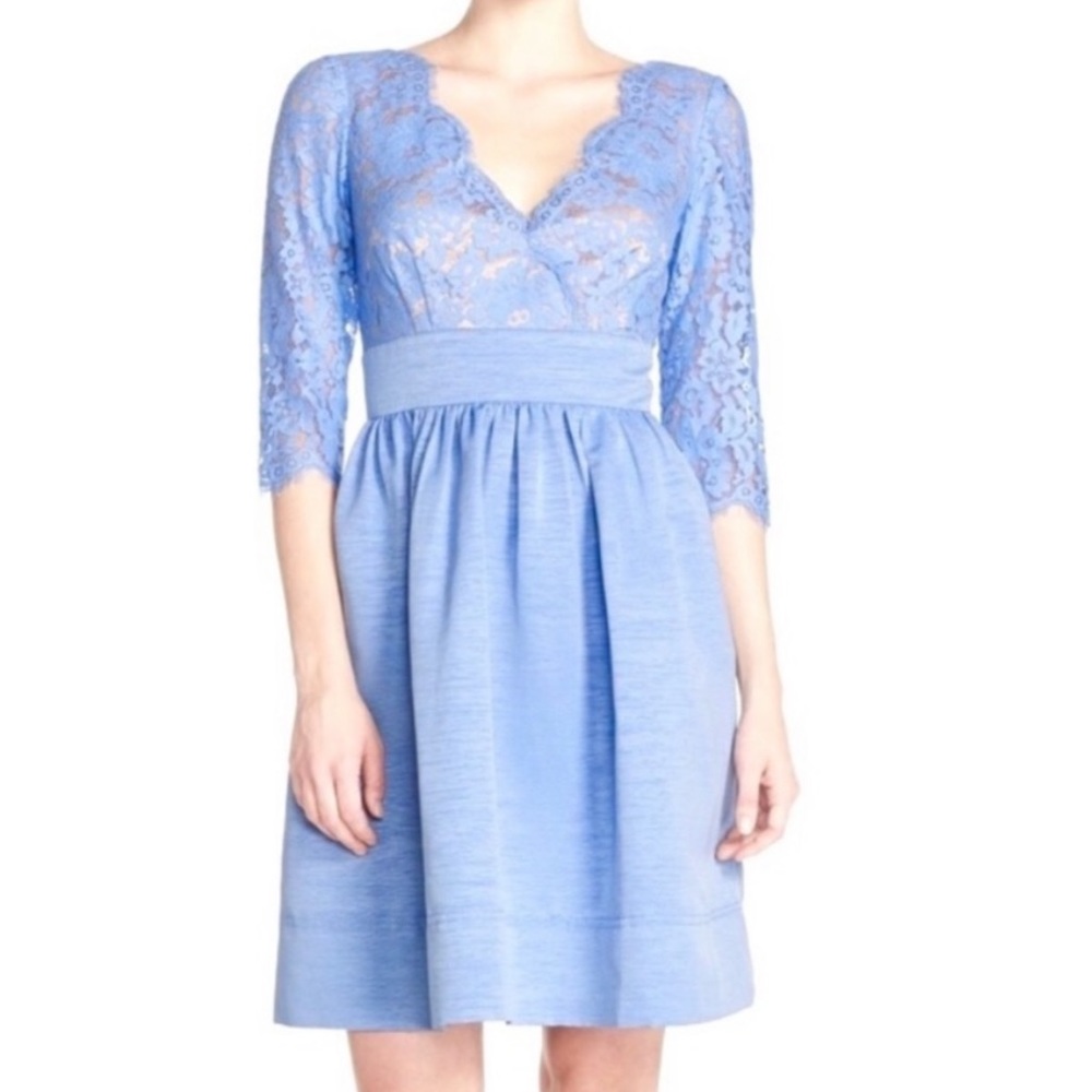 Eliza J lace 3/4 sleeve dress